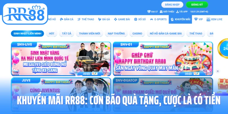 Ảnh đại diện khuyến mãi RR88
